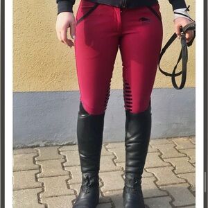 PRO INTERNATIONAL Horse Riding Pants Red Size Small